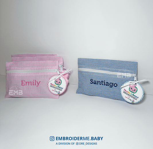 Tiny Hearts Personalized Cosmo Bag image 1