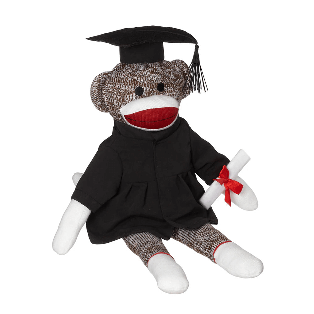 Personalized Sock Monkey Grad image 0