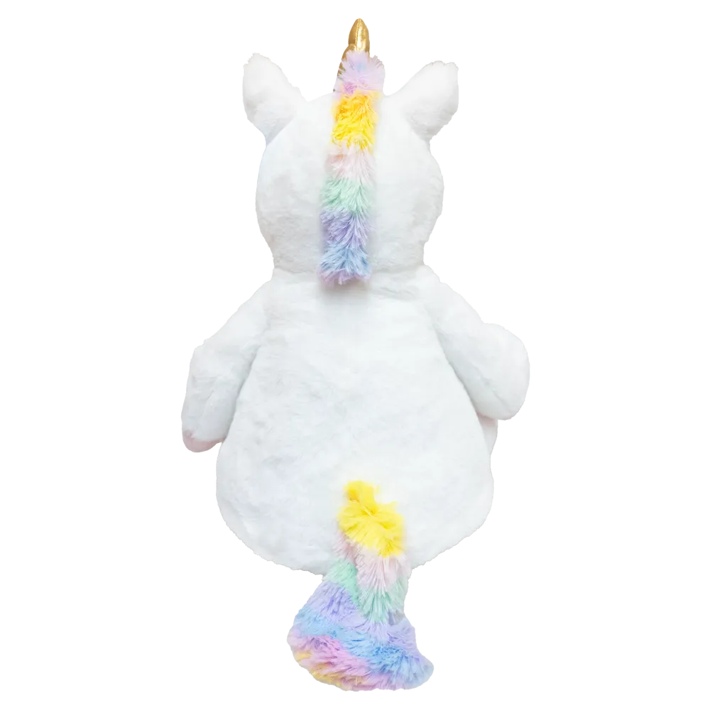 Personalized Plush Unicorn Toy - White/Pink image 1