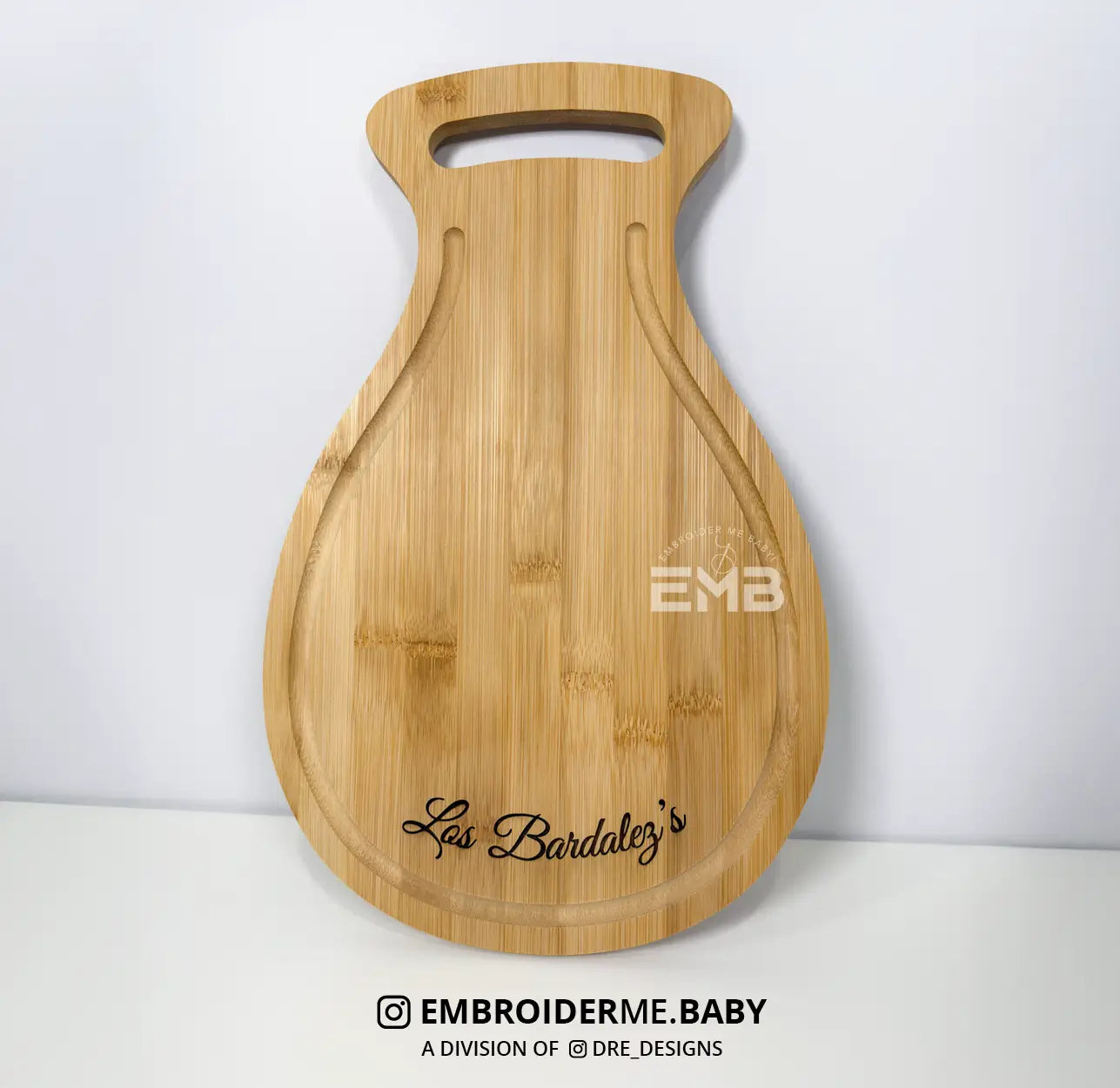 Personalized Cutting Board - Bamboo, Laser Engraved image 0