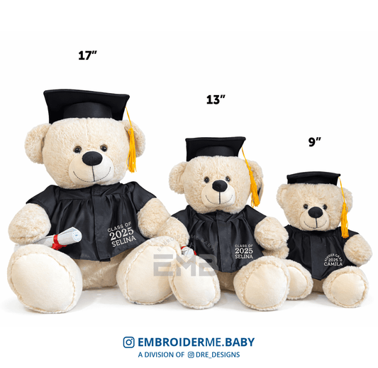 Personalized Gemstone Grad Bear