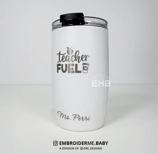 Personalized Teacher Tumbler - Laser Engraved image 1
