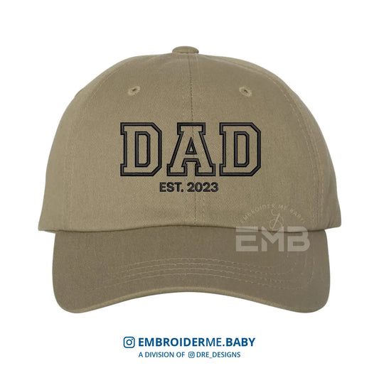 Classic Dad Hat - Personalized Est. image 1