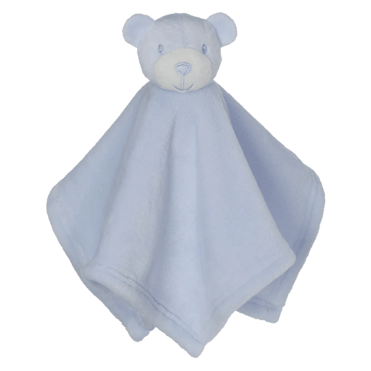 Embroidered Personalized Lovey - Blue Bear image 0