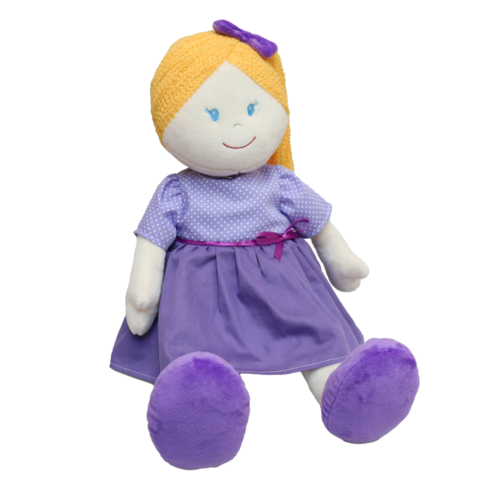 Personalized Plush Doll - Purple