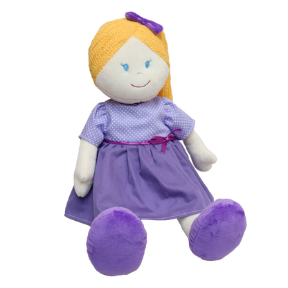 Personalized Plush Doll - Purple
