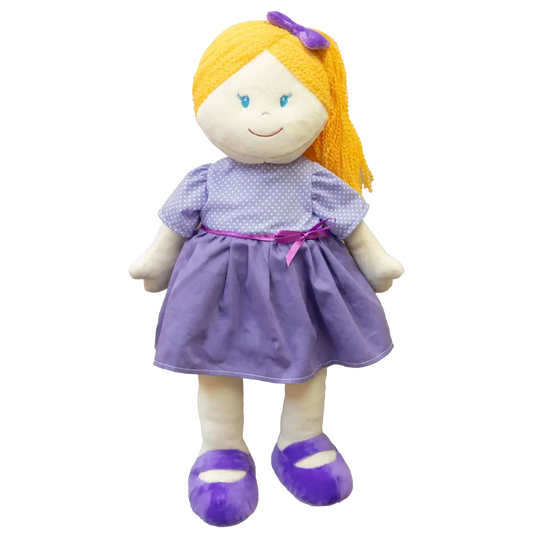 Personalized Plush Doll - Purple