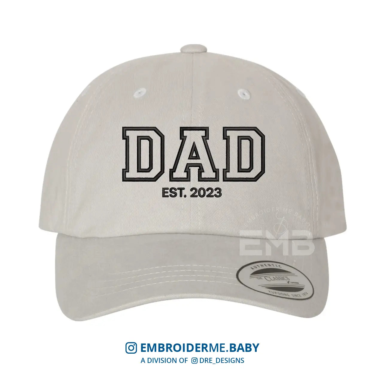 Classic Dad Hat - Personalized Est. image 0