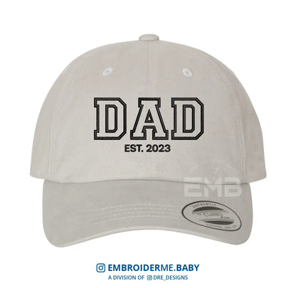 Classic Dad Hat - Personalized Est. image 0
