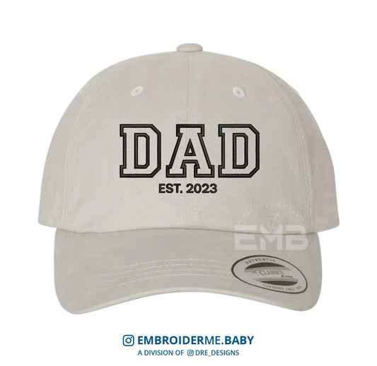Classic Dad Hat - Personalized Est. image 0