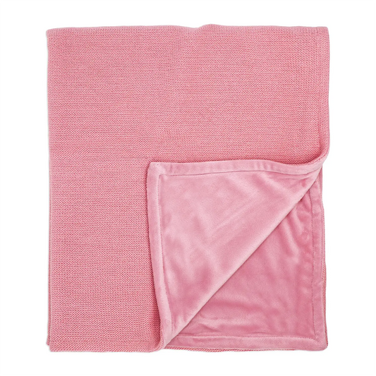 Personalized Mink Baby Blanket - Rose image 0