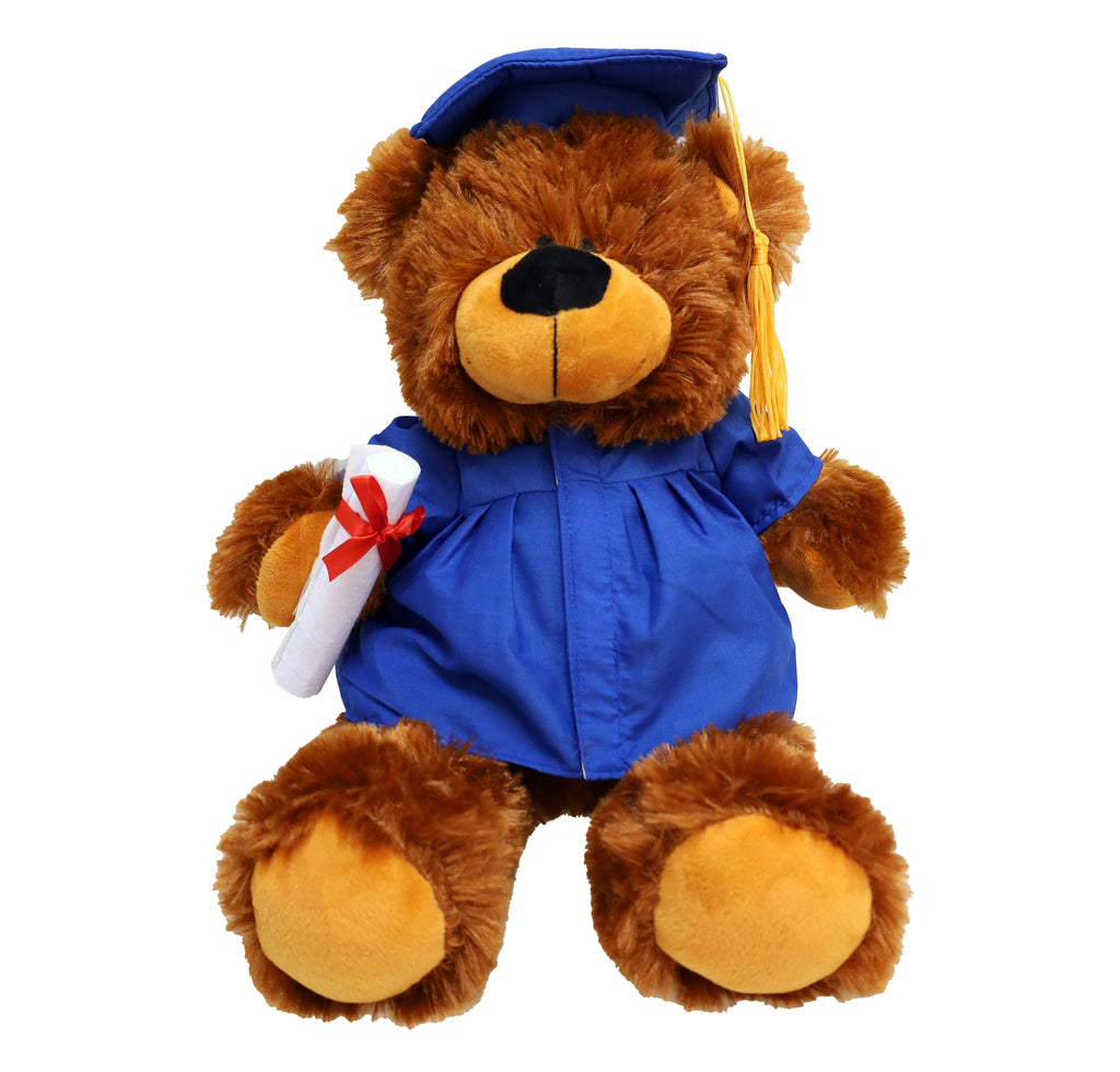 Personalized Blue Grown Graduation Bear image 0