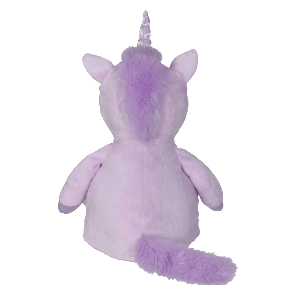 Personalized Plush Toy with Birth Stats - Purple Unicorn image 2