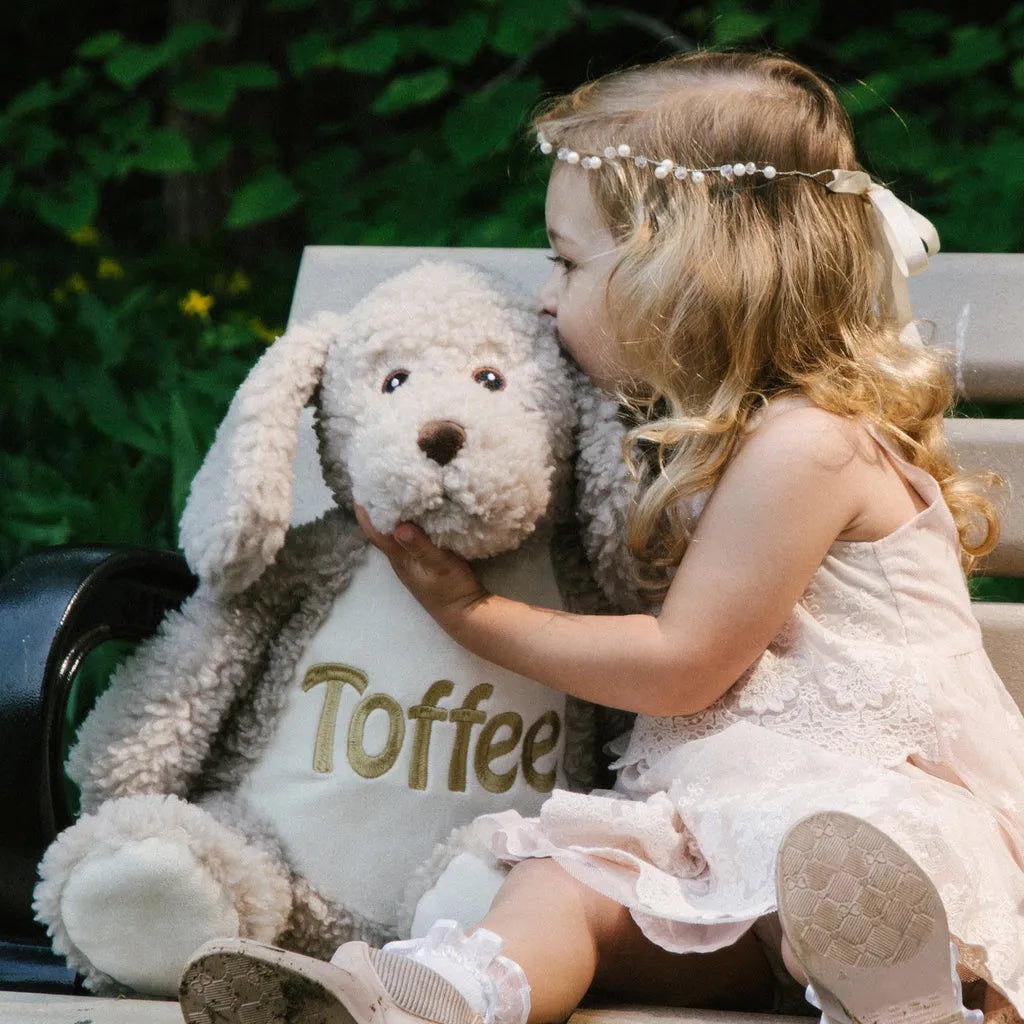 Personalized Plush Doggy Toy - Brown image 1