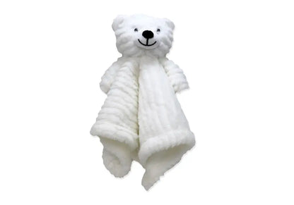 Embroidered Personalized Lovey -  White Bear image 1