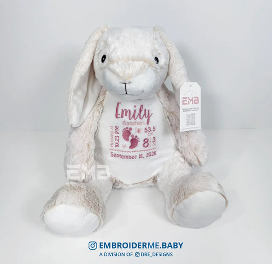 Personalized Plush Bella Bunny