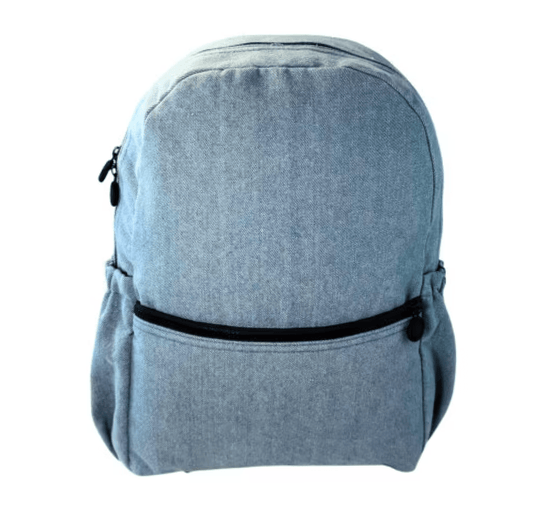 Personalized Billie Blue Jean Medium Kids Backpack w/ Pockets