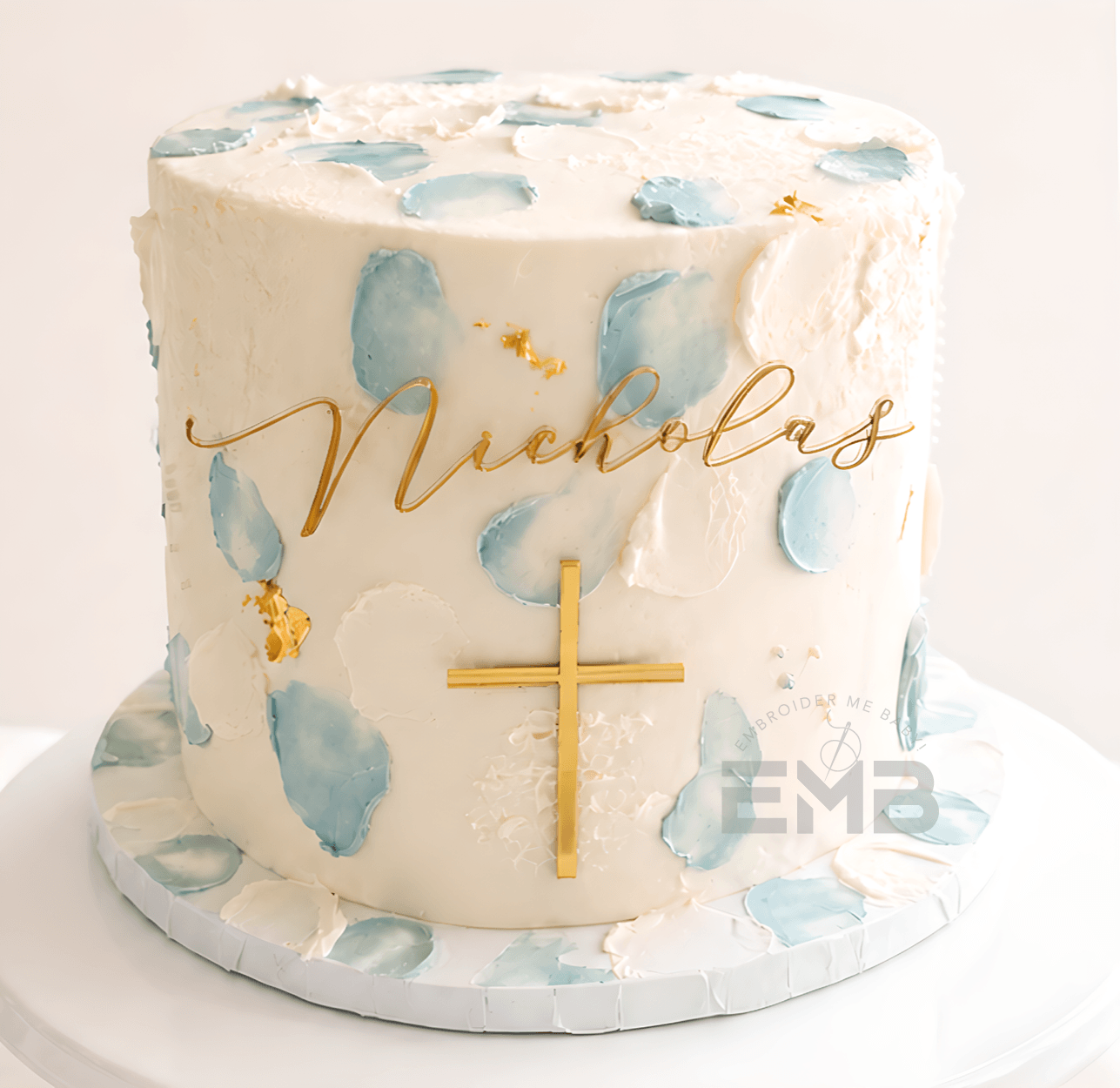 Acrylic Cross Cake Charm