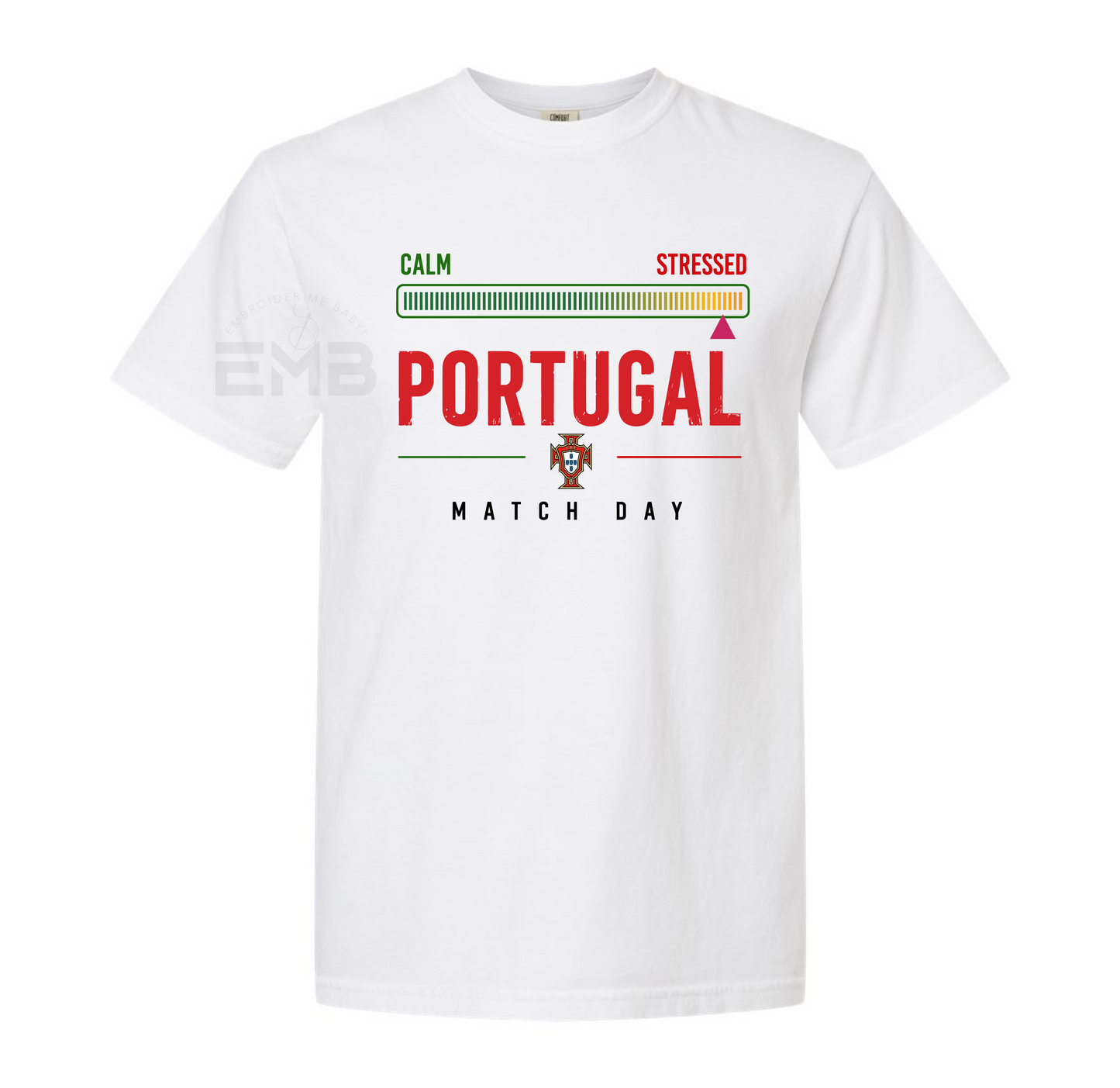 Portugal Match Day Stress Meter T-Shirt