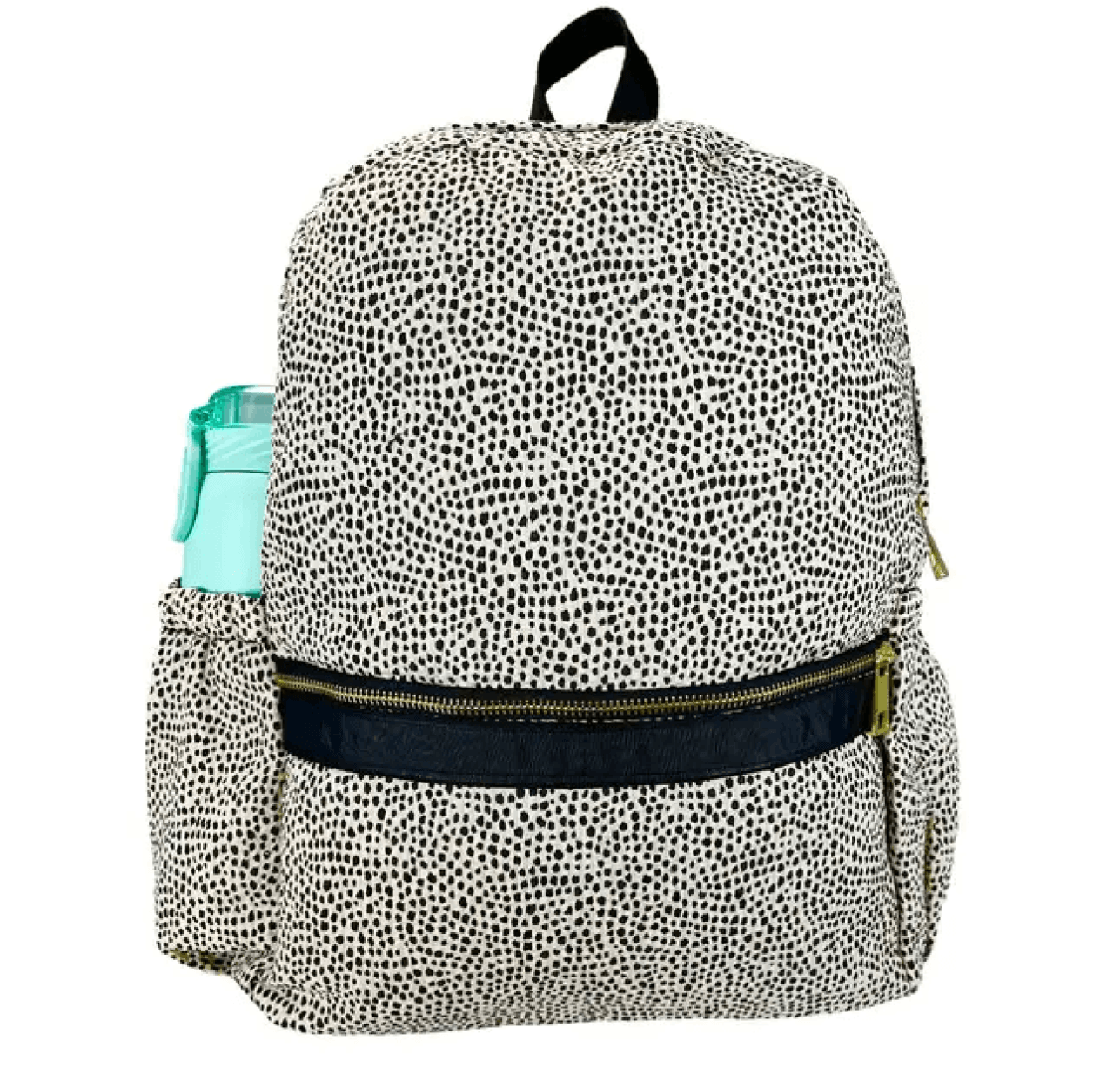 Personalized Medium Kids Backpack w/ Pocket - Cheetah Seersucker