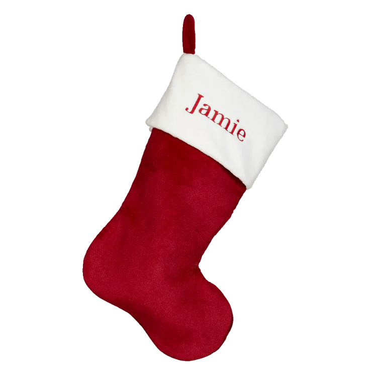 Personalized Embroidered Christmas Stocking