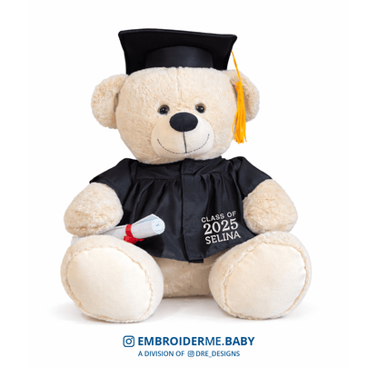 Personalized Gemstone Grad Bear