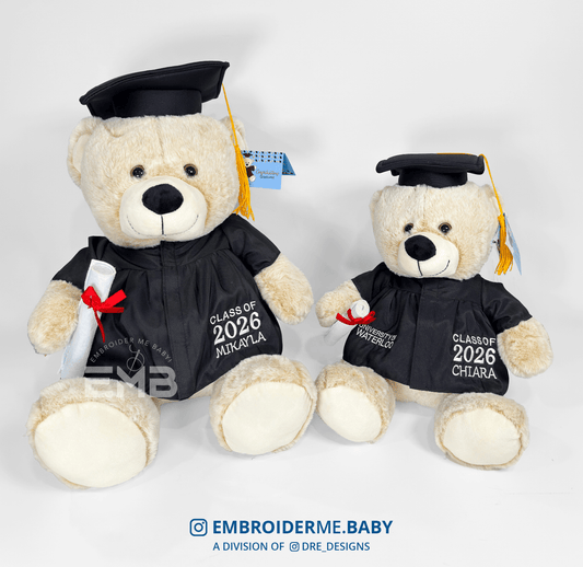 Personalized Gemstone Grad Bear