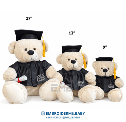 Personalized Gemstone Grad Bear