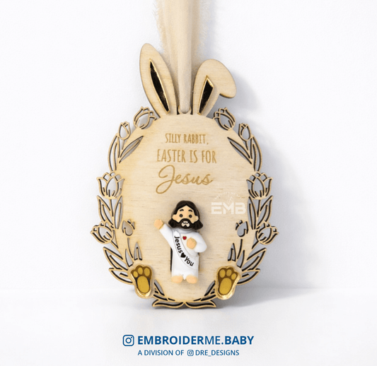 Silly Bunny, Easter is for Jesus Tag