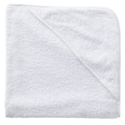Personalized Hooded Baby Towel - White