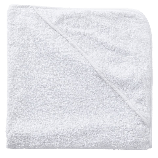 Personalized Hooded Baby Towel - White