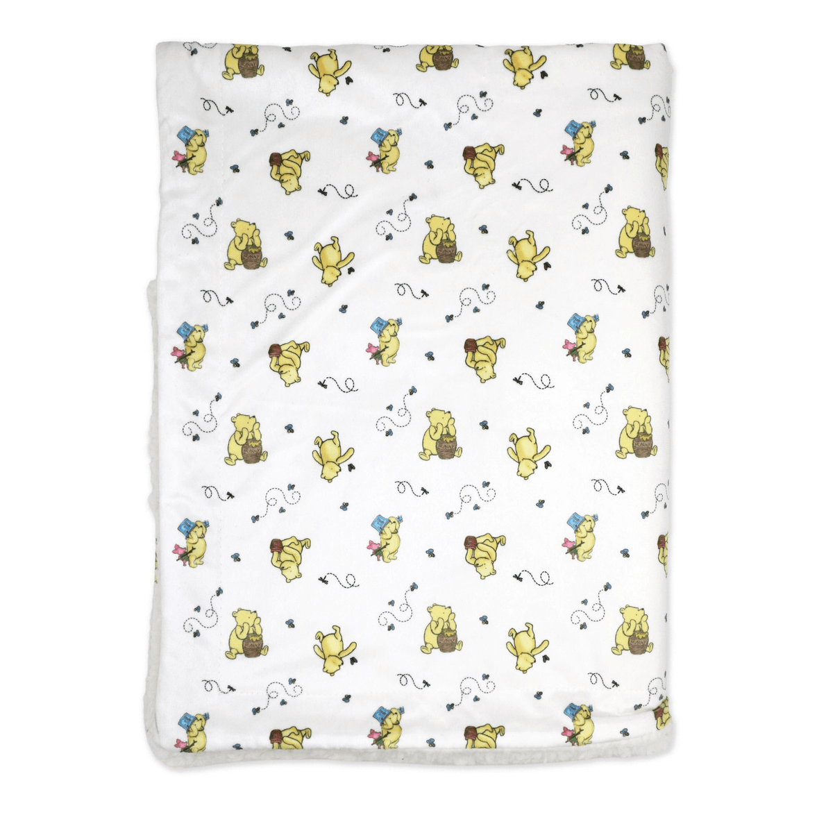 Personalized Classic Winnie the Pooh Baby Blanket