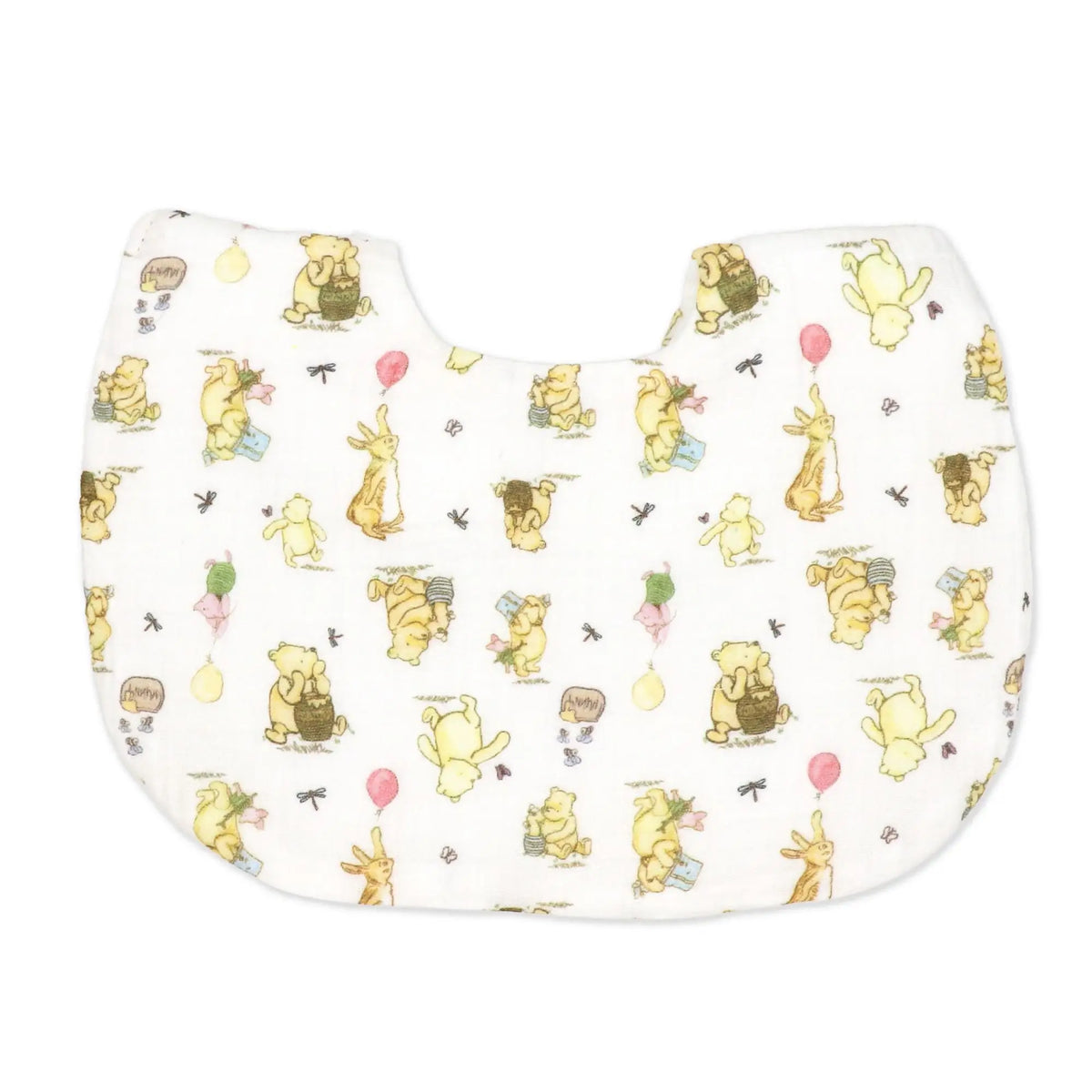 Pooh & Friends Ivory Balloon Bib & Sock Set