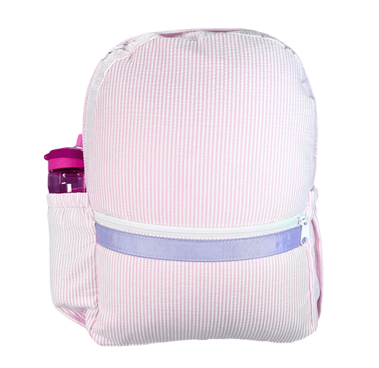Personalized Princess Seersucker Medium Backpack w/ Pockets