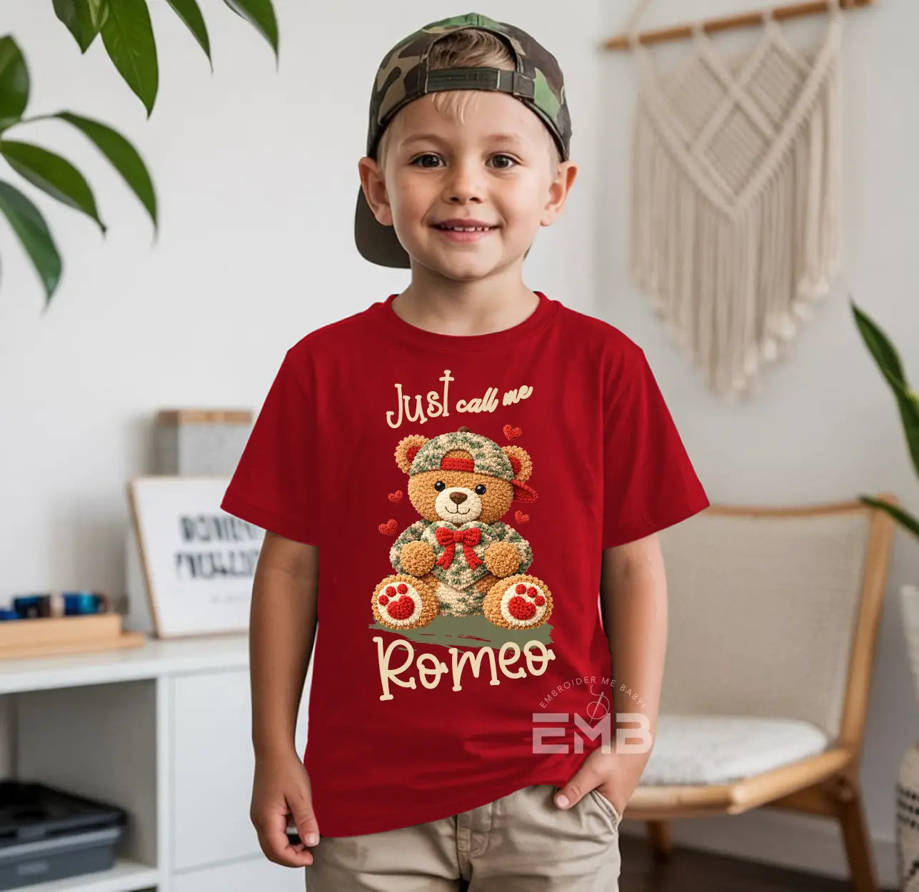 Just Call Me Romeo, Kids T-Shirt - Printed