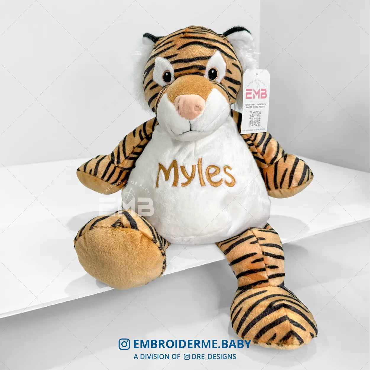 Personalized Stuffed Toy Tiger image 0