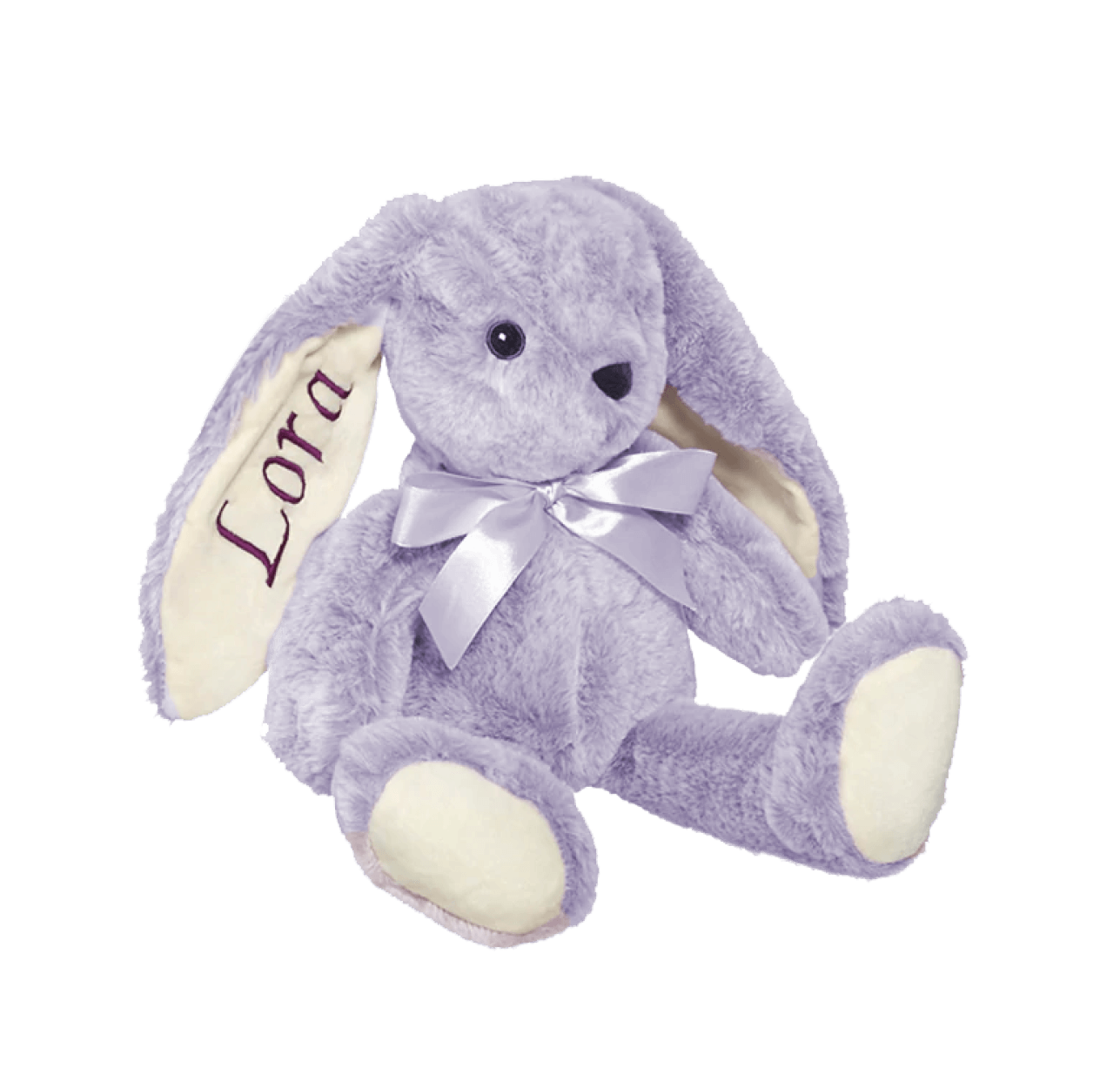 Lilac Personalized Long Ear Bunny image 0