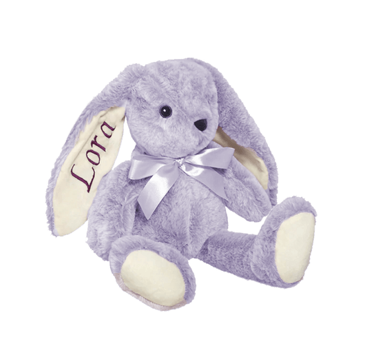 Lilac Personalized Long Ear Bunny image 0