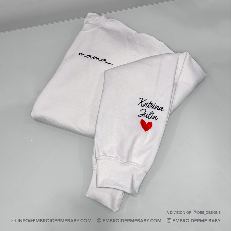 Custom Embroidered Daddy Sweatshirt image 1