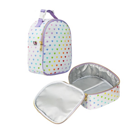 Personalized Lunch Box - Tiny Hearts image 1