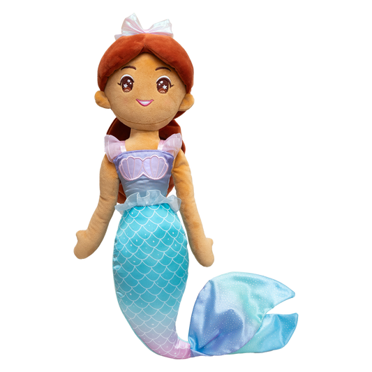 Personalized Mermaid Doll - Blue image 0