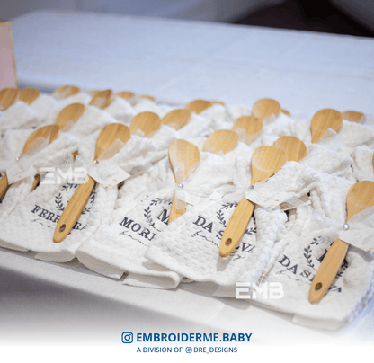 Personalized Embroidered Tea Towel image 2