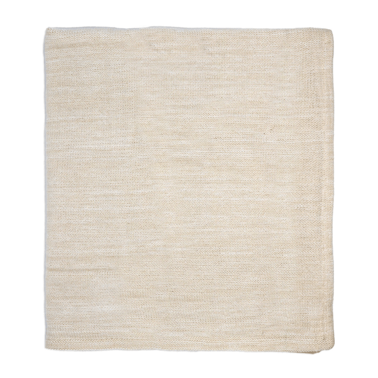 Personalized Mink Baby Blanket - Oatmeal Heather image 1