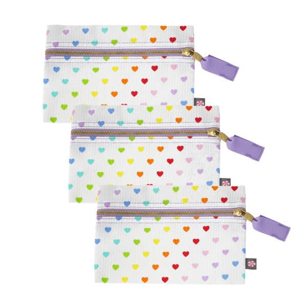 Tiny Hearts Personalized Cosmo Bag image 0