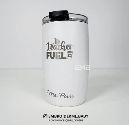 Personalized Teacher Tumbler - Laser Engraved image 1